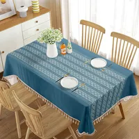 Mantel De Mesa Rectangular 140cm X 220cm Impermeable - Multicolor