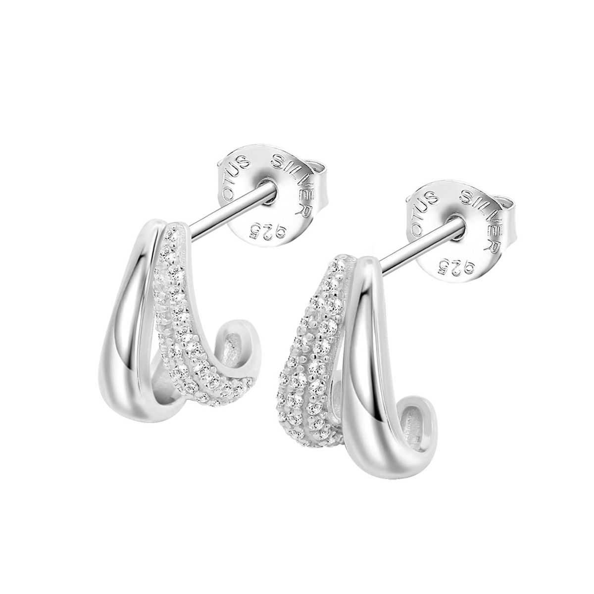 LOTUS SILVER - Aros LP3846-4/1 Lotus Silver Mujer Fantasy