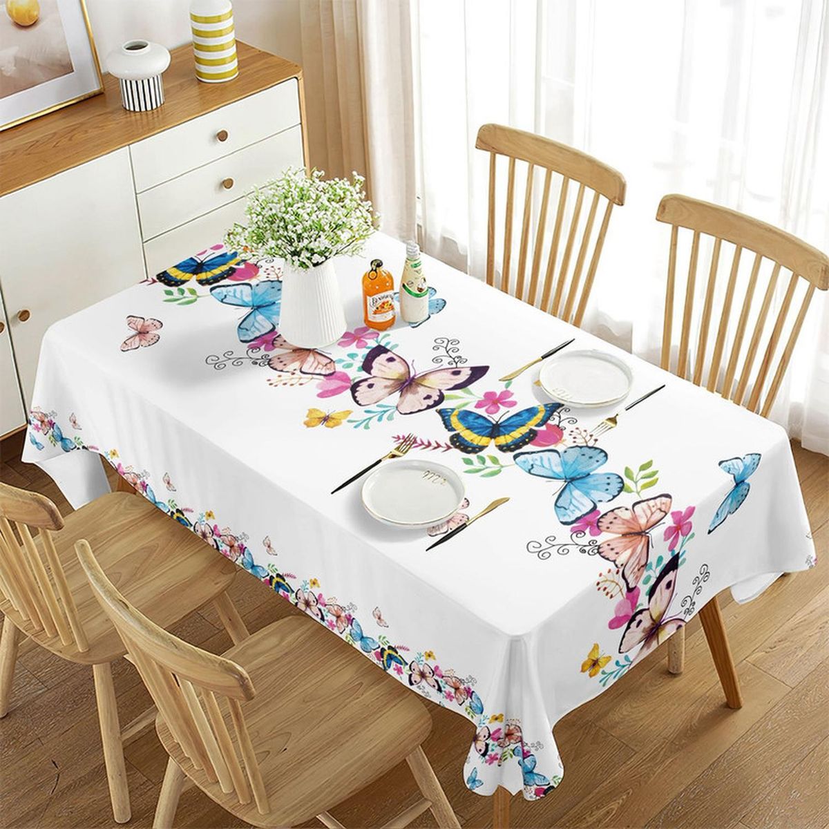 GENERICO - Mantel De Mesa Rectangular 140cm X 220cm Impermeable - Multicolor