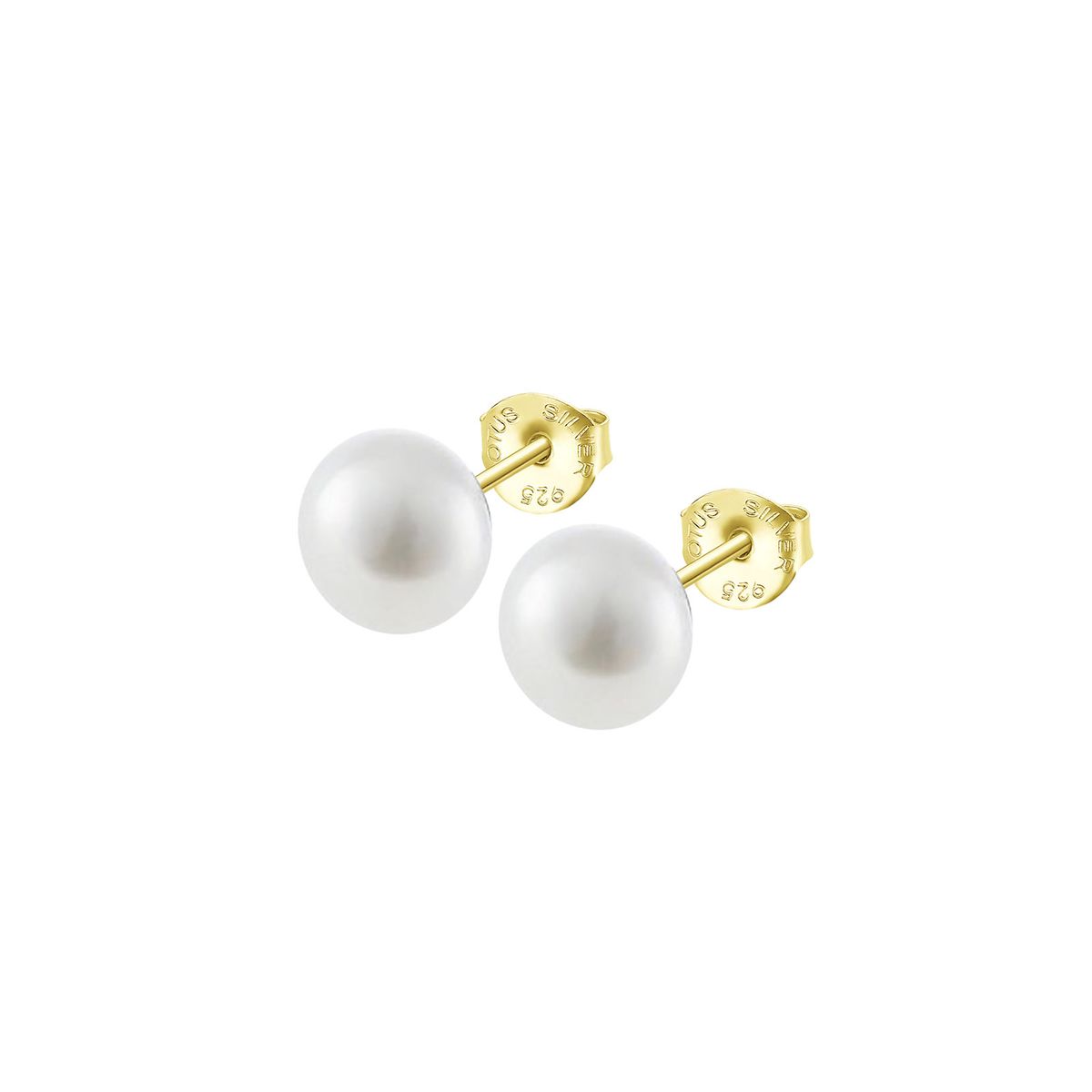 LOTUS SILVER - Aros LP3858-4/4 Lotus Silver Mujer Pearls