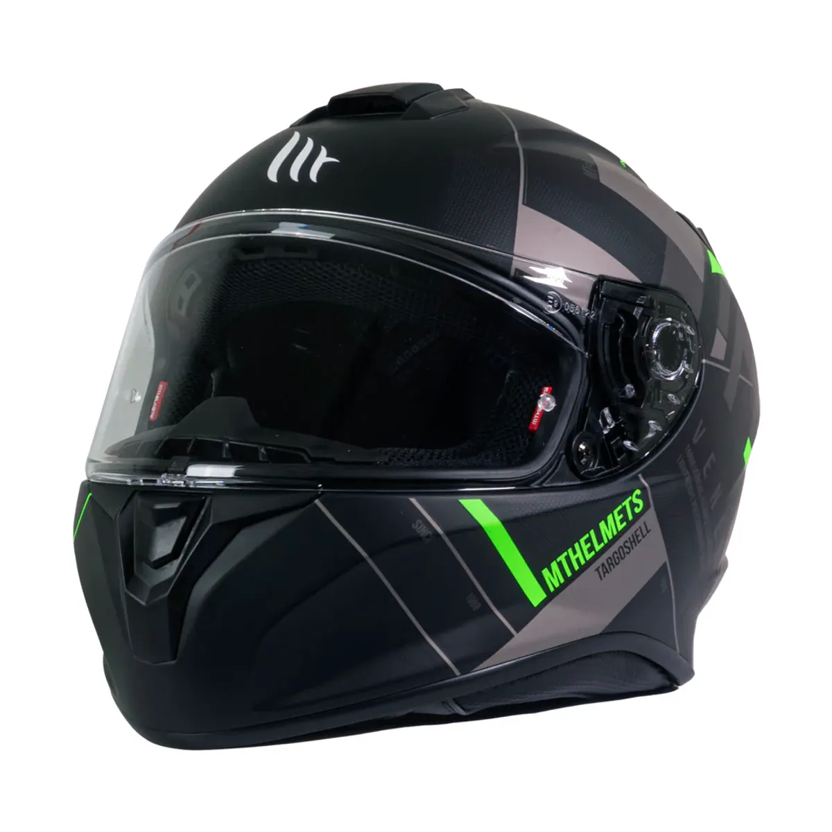MT - Casco Para Moto MT Targo Veneris Verde Fluor Mate