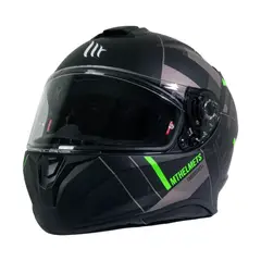 MT - Casco Para Moto Targo Veneris Verde Fluor Mate