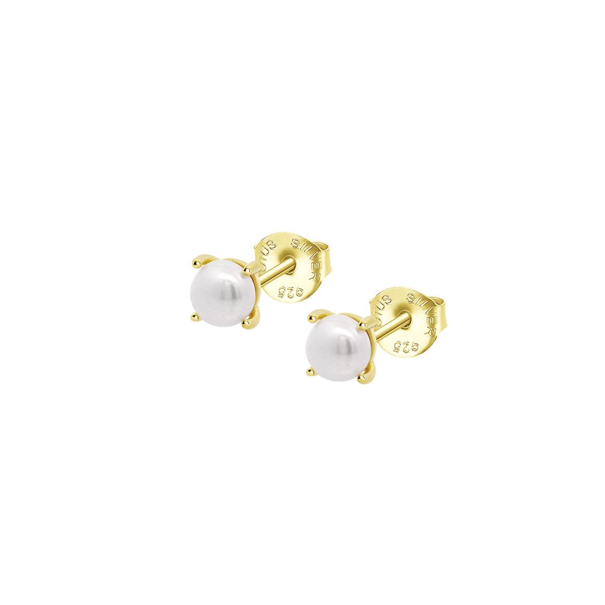 LOTUS SILVER - Aros LP3409-4/3 Lotus Silver Mujer Pearls