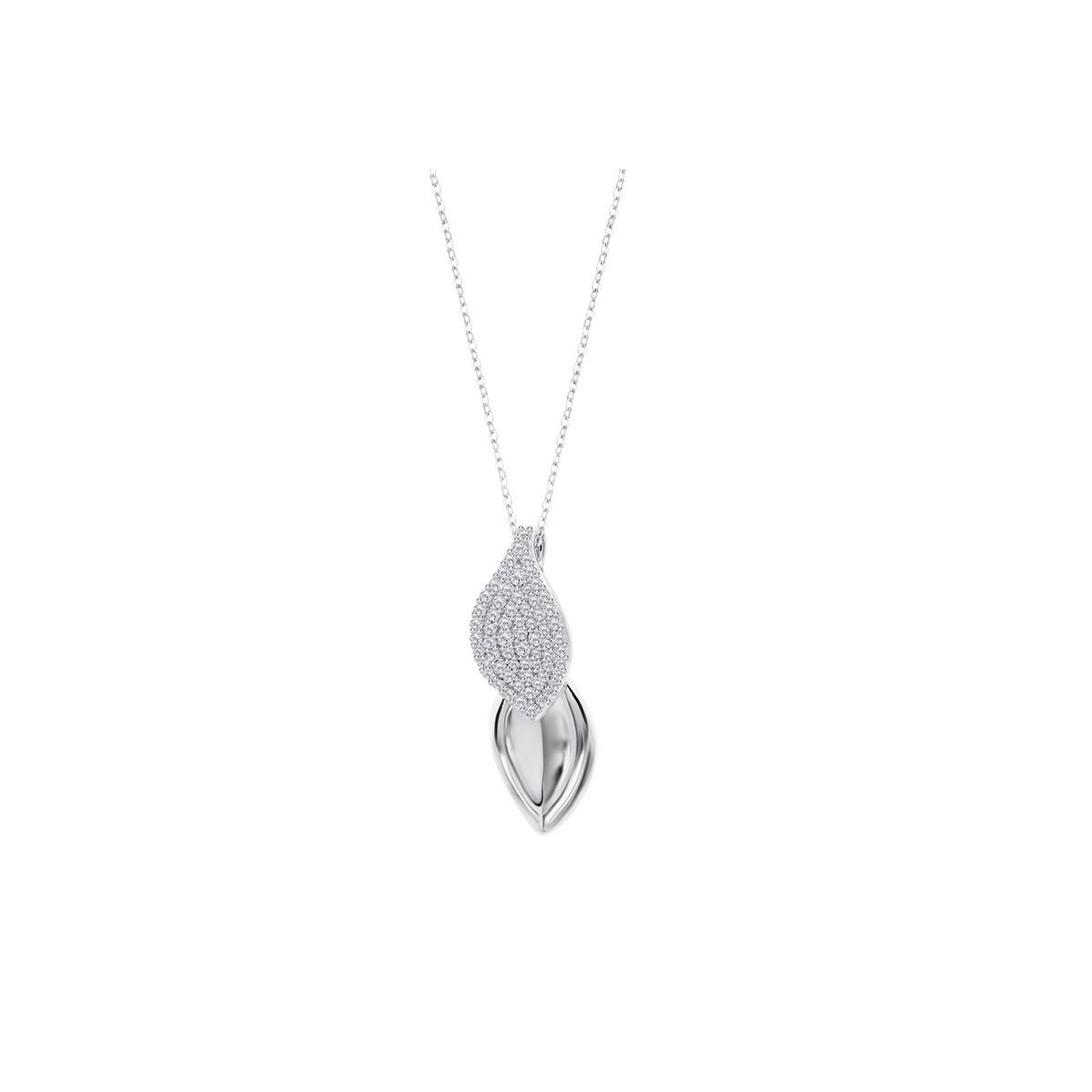 LOTUS SILVER - Collar LP3843-1/1 Lotus Silver Mujer Pure Essential