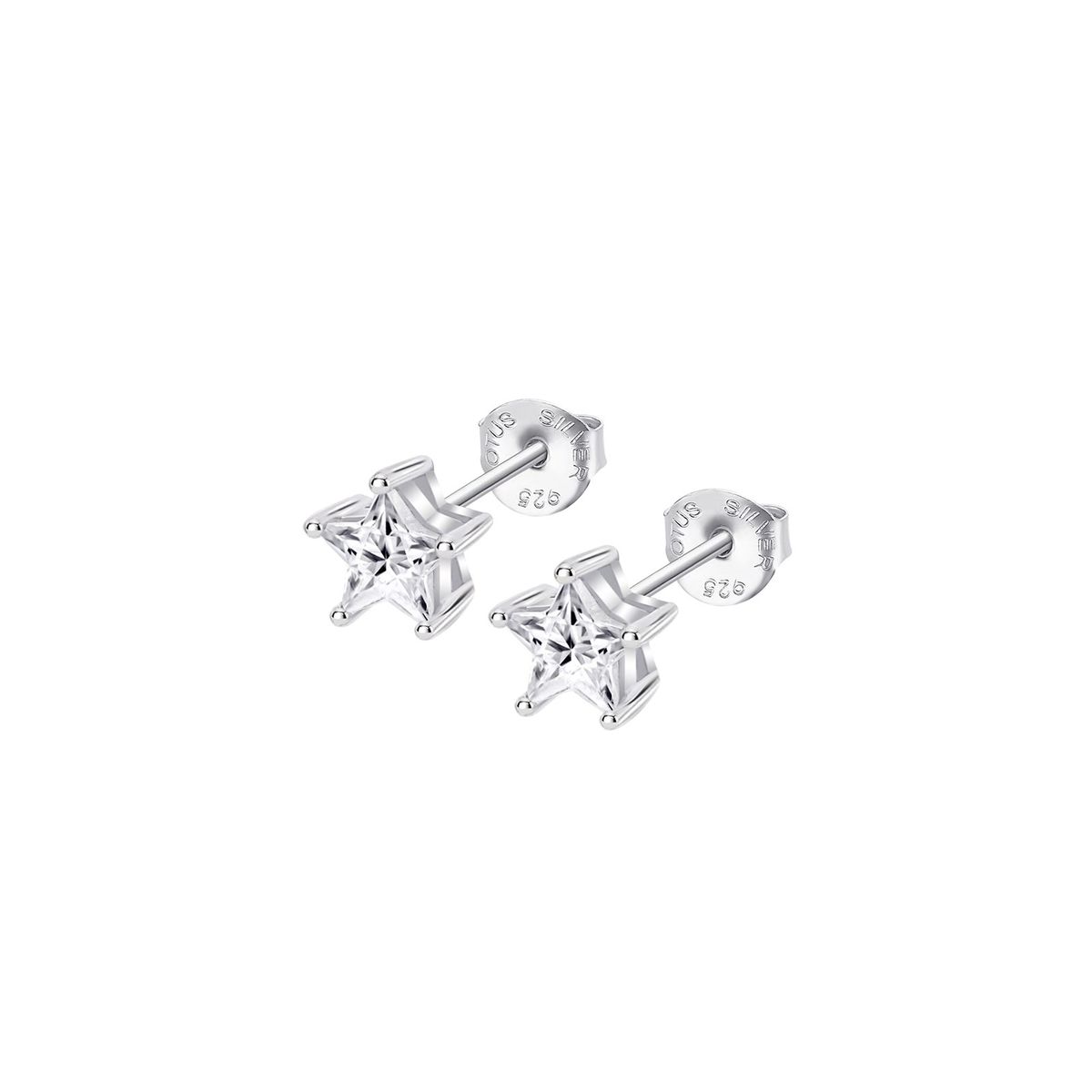 LOTUS SILVER - Aros LP3834-4/1 Lotus Silver Mujer Charming Lady Swarovski