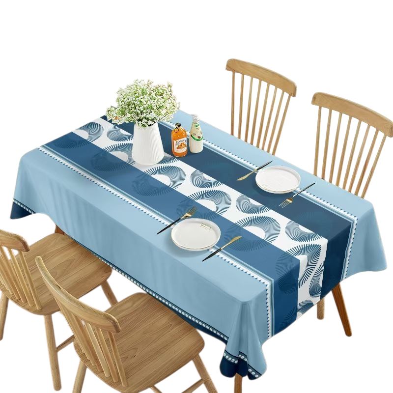 GENERICO - Mantel De Mesa Rectangular Impermeable Estampado Medida 140cm x 220cm