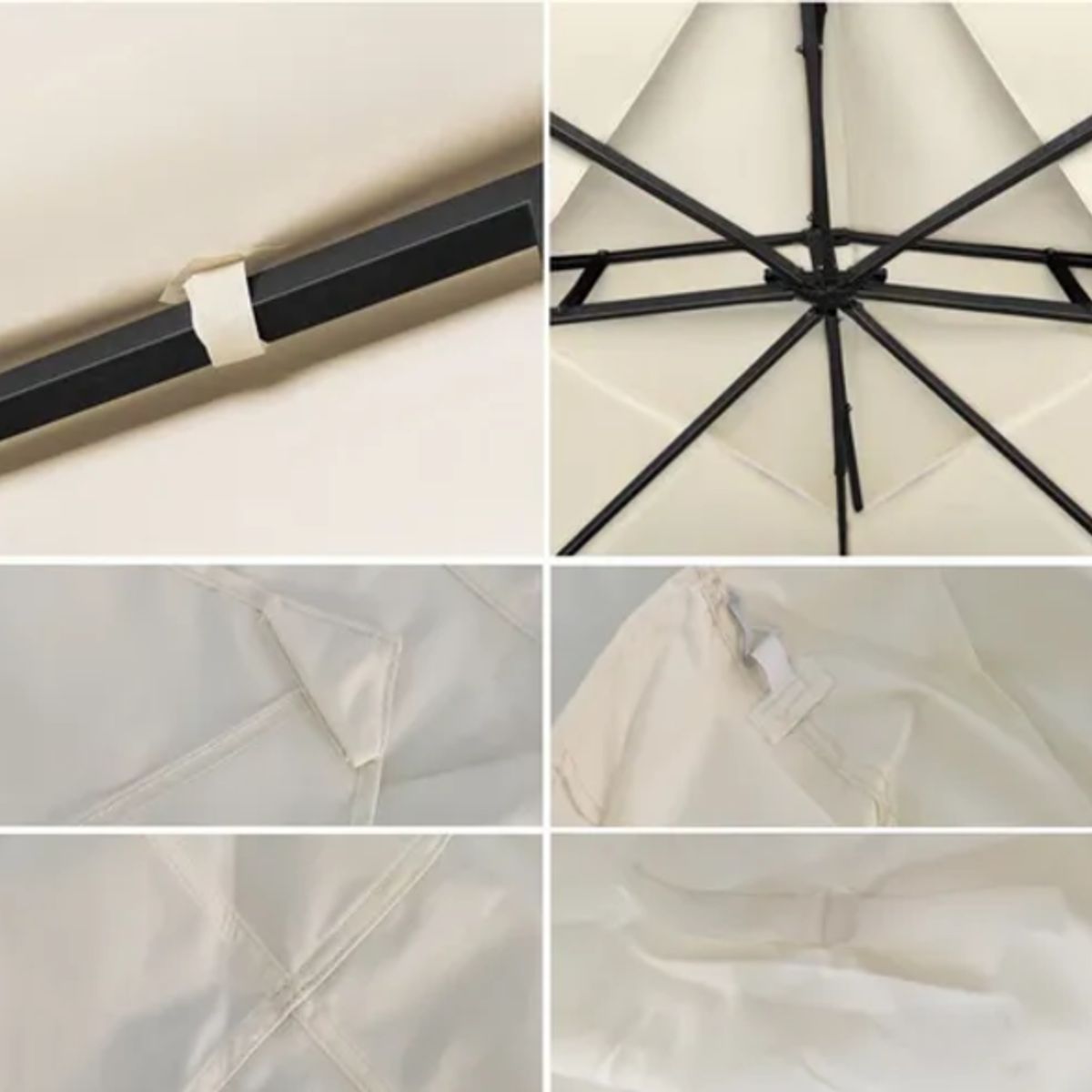 GENERICO - Lona carpa repuesto toldo 3x3 filtro uv