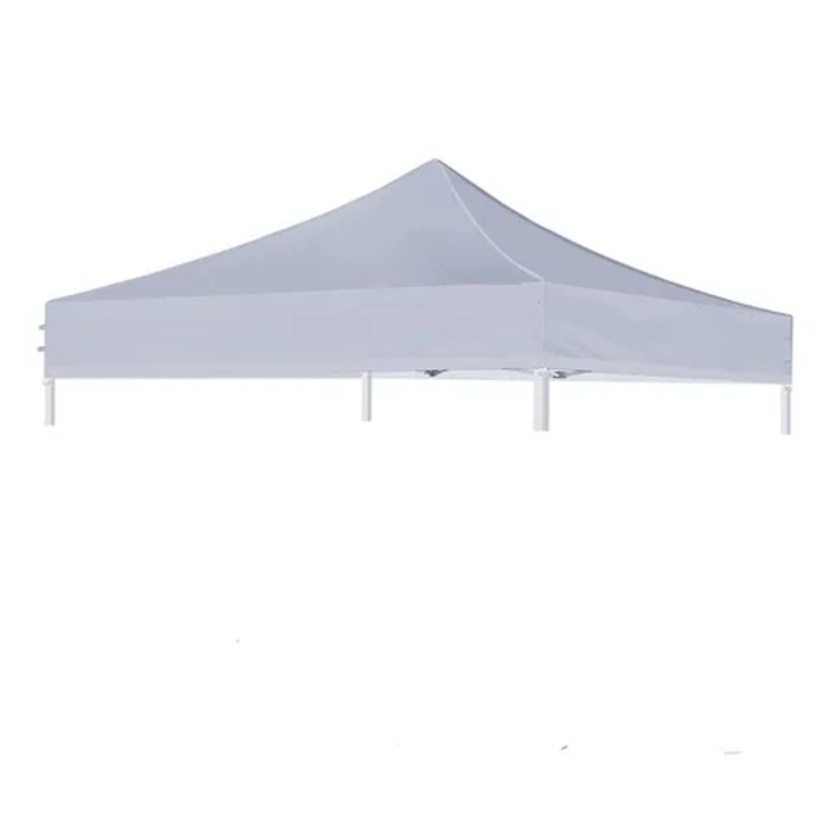 GENERICO - Lona carpa repuesto toldo plegable 2x2 blanco