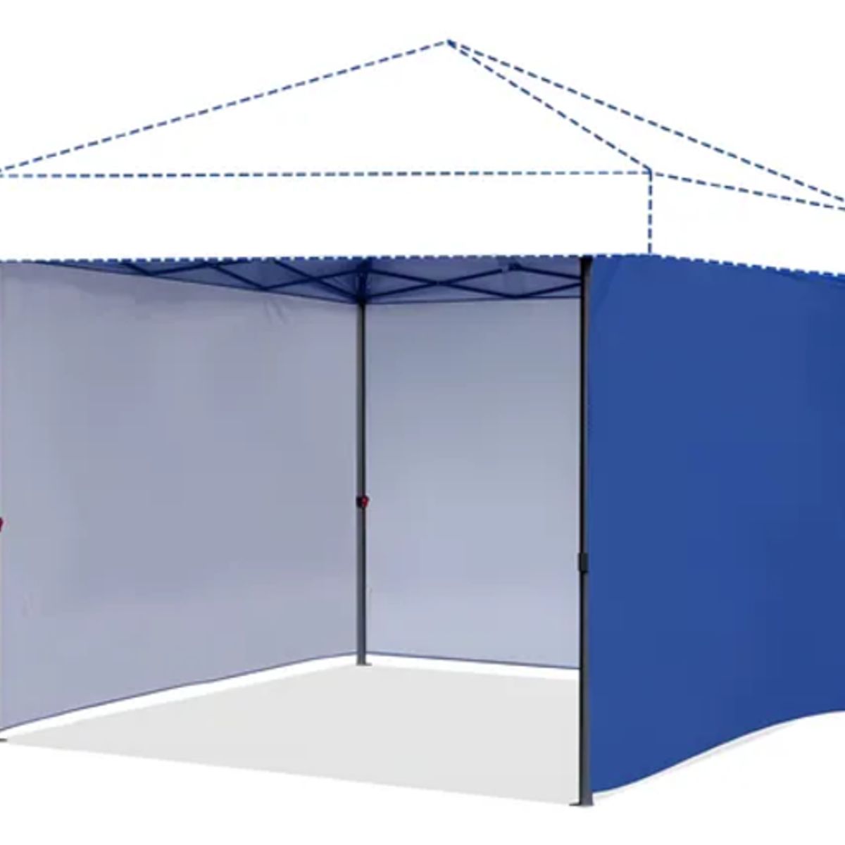 GENERICO - Paredes laterales para toldo plegable 3x3