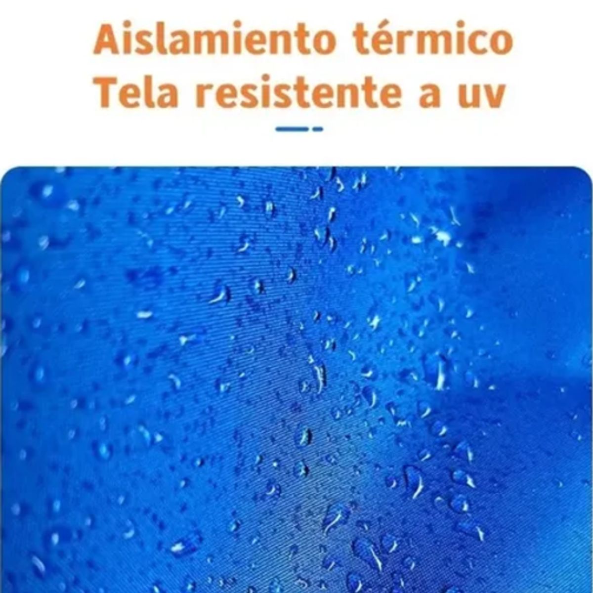 GENERICO - Lona carpa techo repuesto 3x3 azul