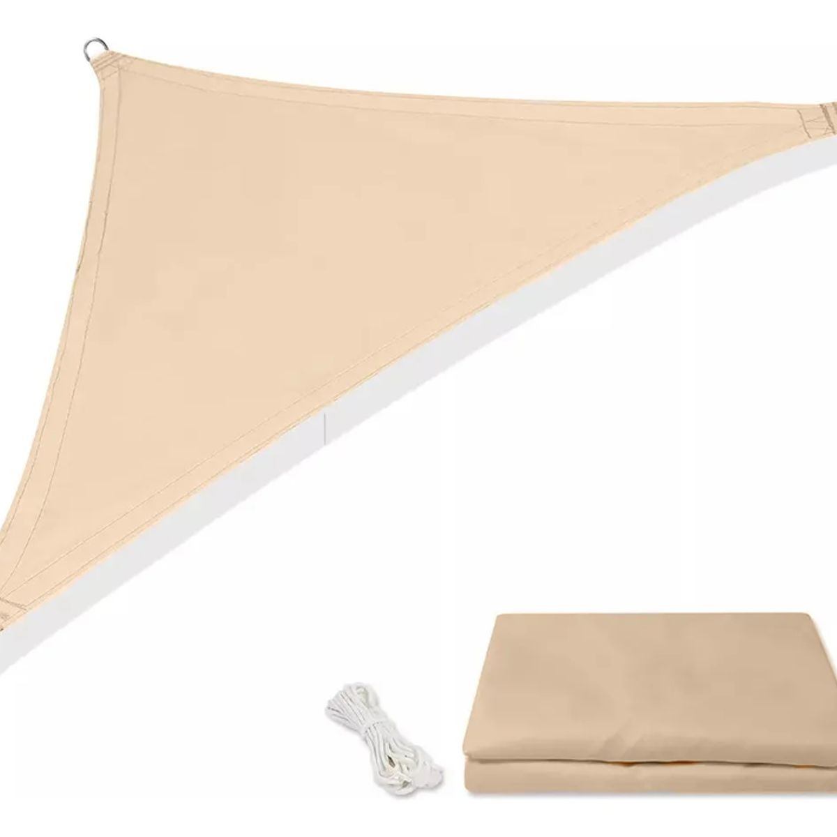 GENERICO - Carpa toldo vela triangular 5x5 filtro uv