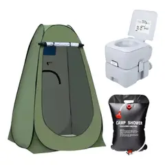 GENERICO - Carpa baño vestidor +baño químico +ducha solar