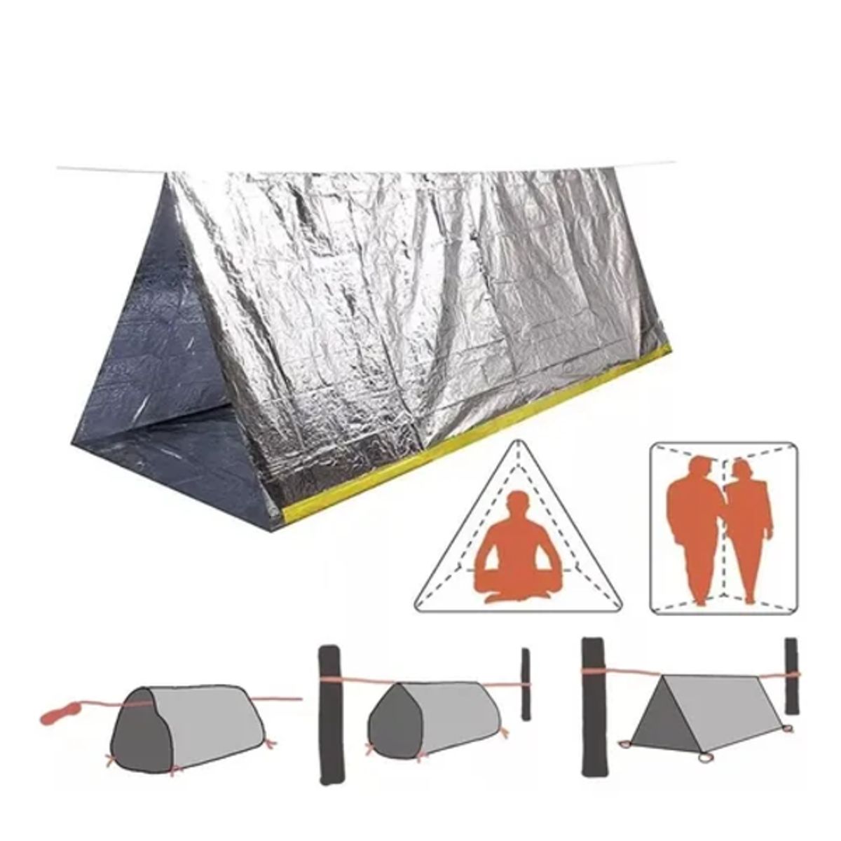 Carpa térmica emergencia supervivencia, marca GENERICO - Foto Principal