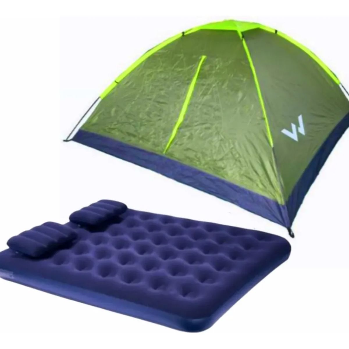 GENERICO - Carpa 240x240 + colchón 2 plazas queen