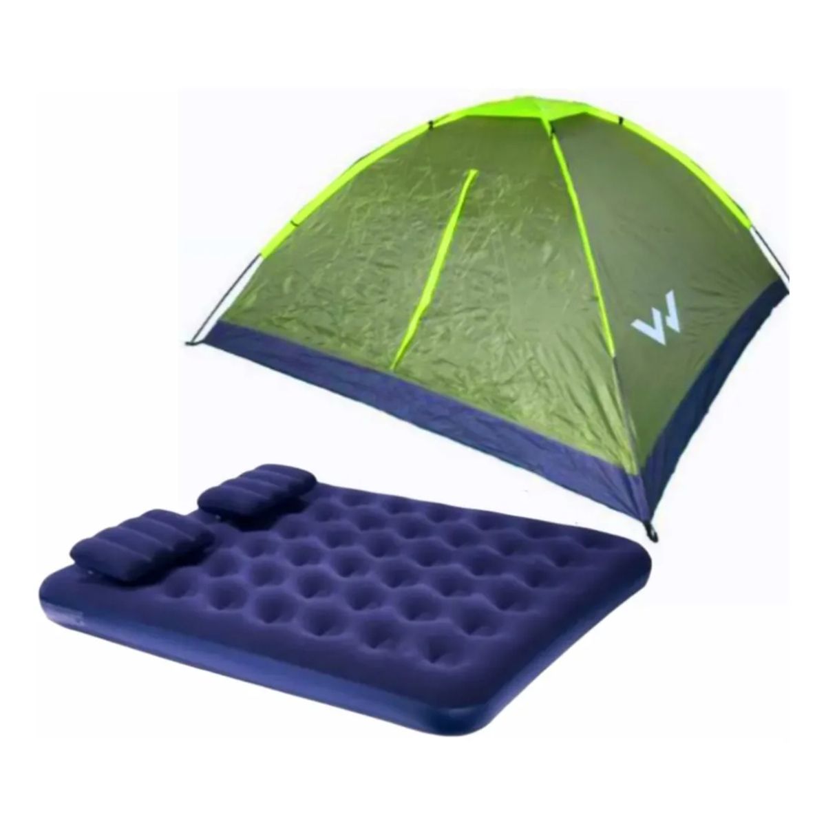 GENERICO - Carpa 240x240 + colchón 2 plazas queen