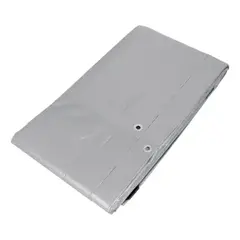GENERICO - Lona carpa plegable gris reforzada 3x6