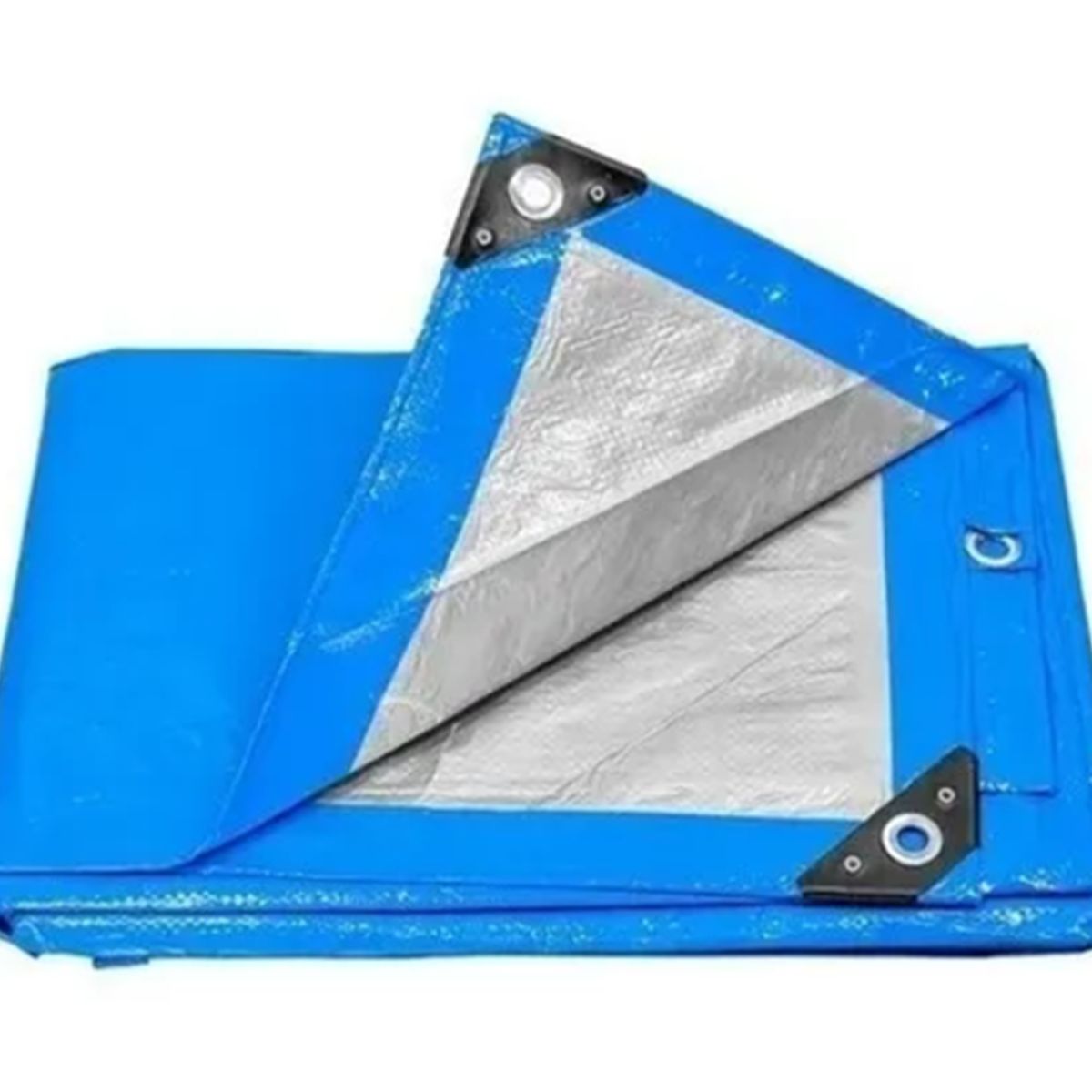 GENERICO - Lona carpa plegable 5x6 azul/gris blackout