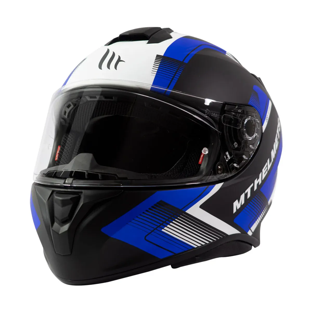 MT - Casco Para Moto MT Targo IVY Azul Mate