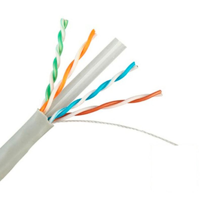 ATLANTICSWIRE - CABLE UTP CAT5E 100 MTS, 24 AWG, CCA PVC. GRIS. ATLANTICSWIRE