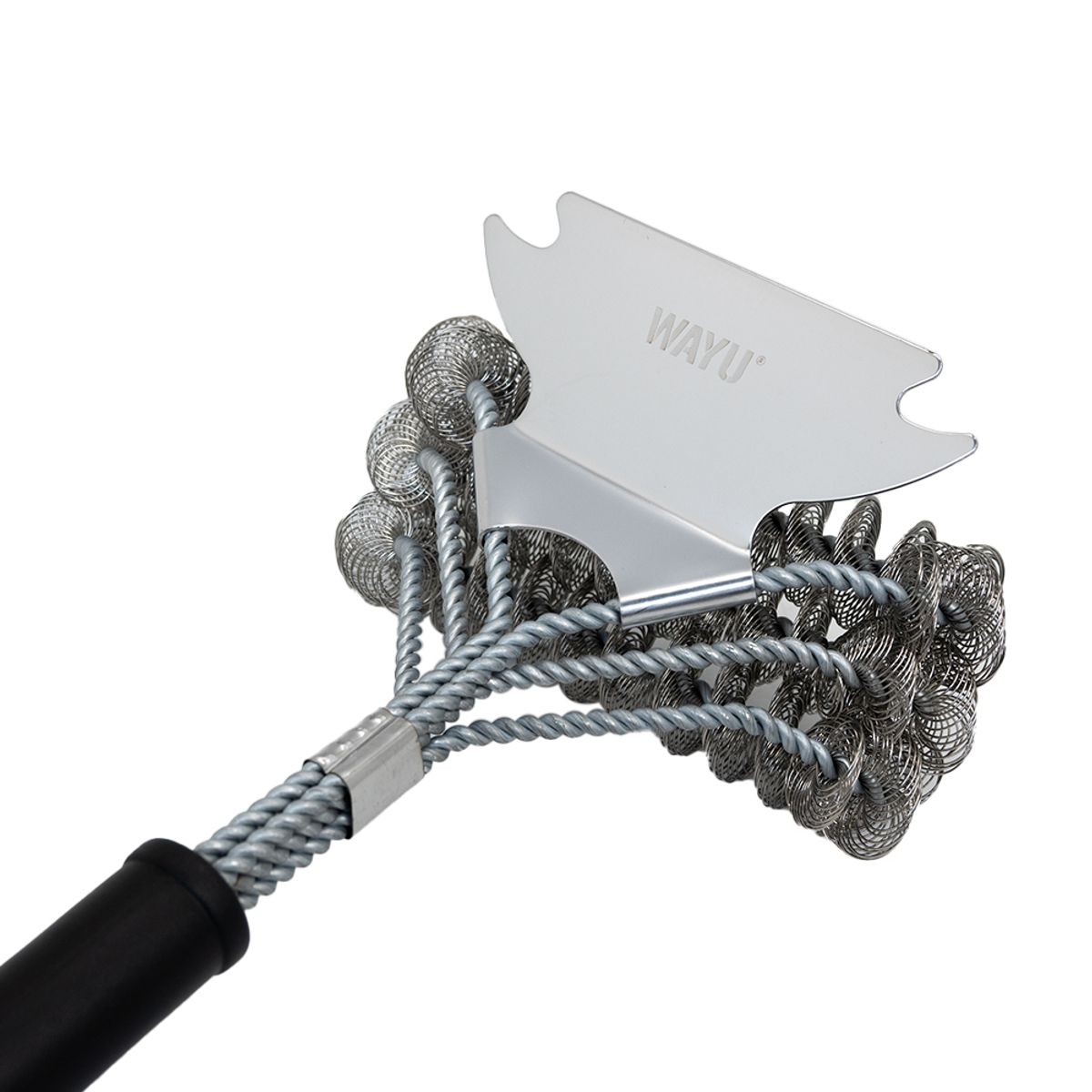 WAYU - Cepillo Limpia Parrillas Con Raspador Wayu