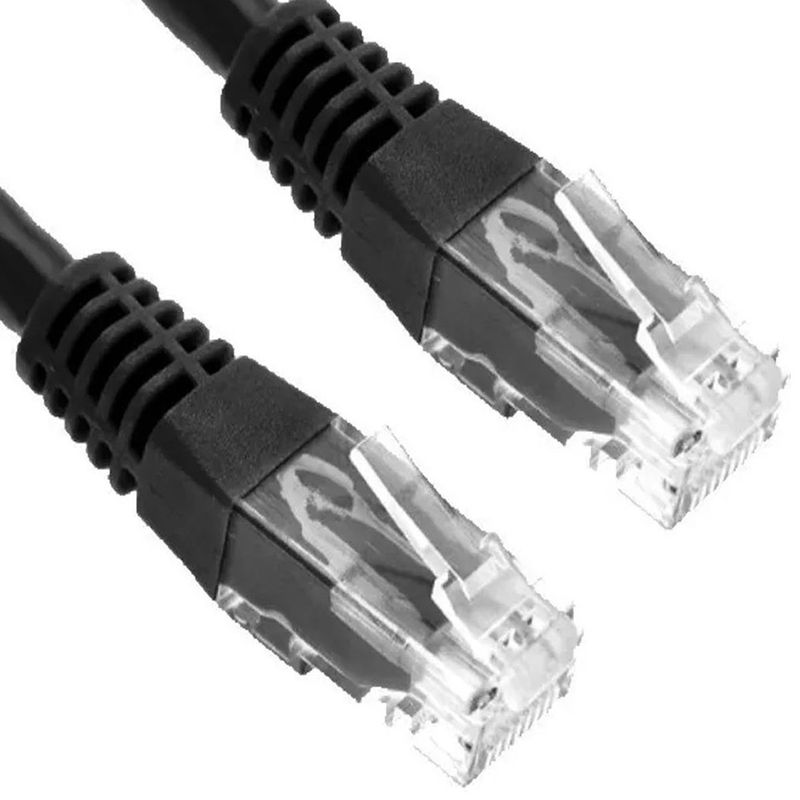 GENERICO - CABLE PATCH UTP CAT6 2 MTS. NEGRO.