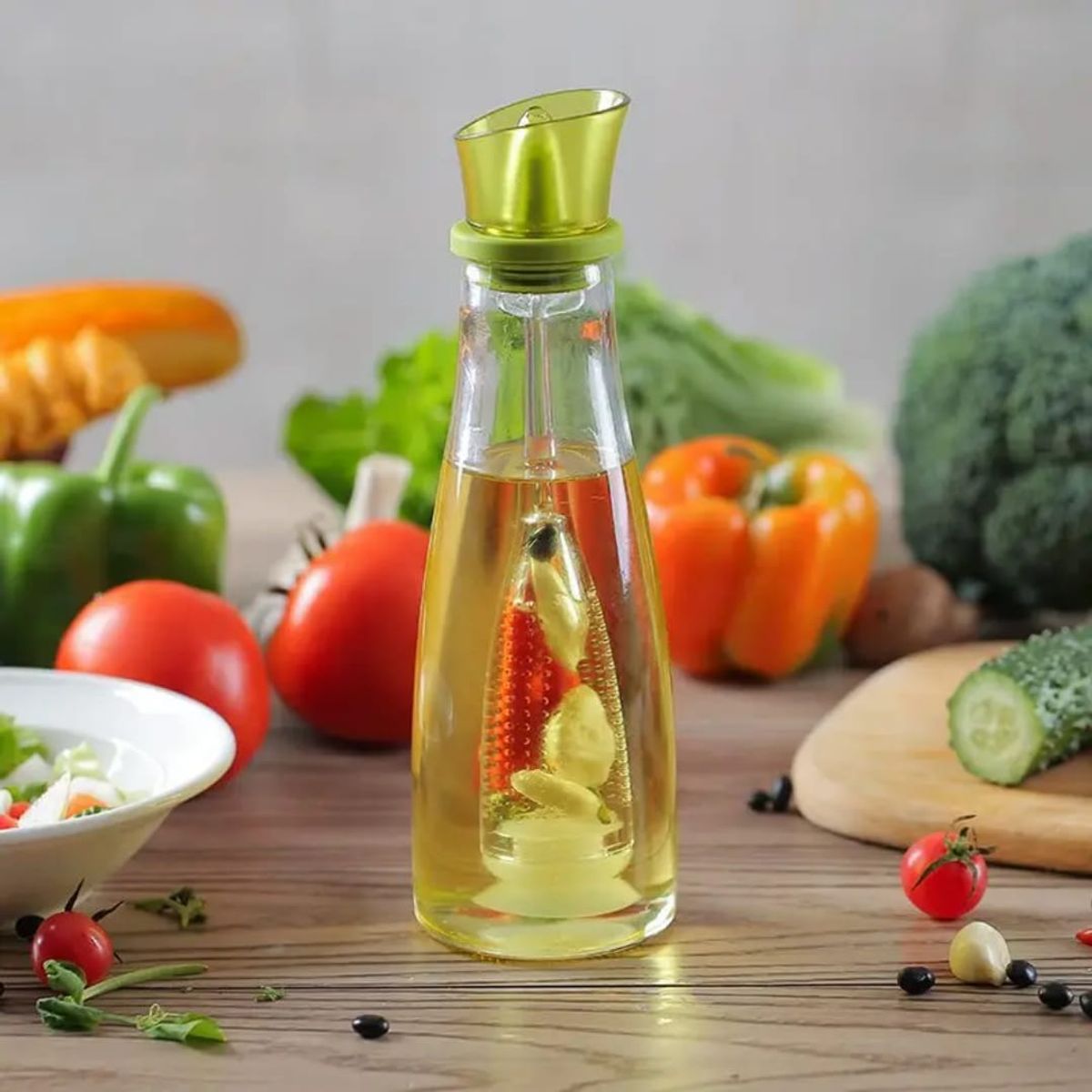 GENERICO - Botella Dispensador Aceite Y Vinagre Vidro