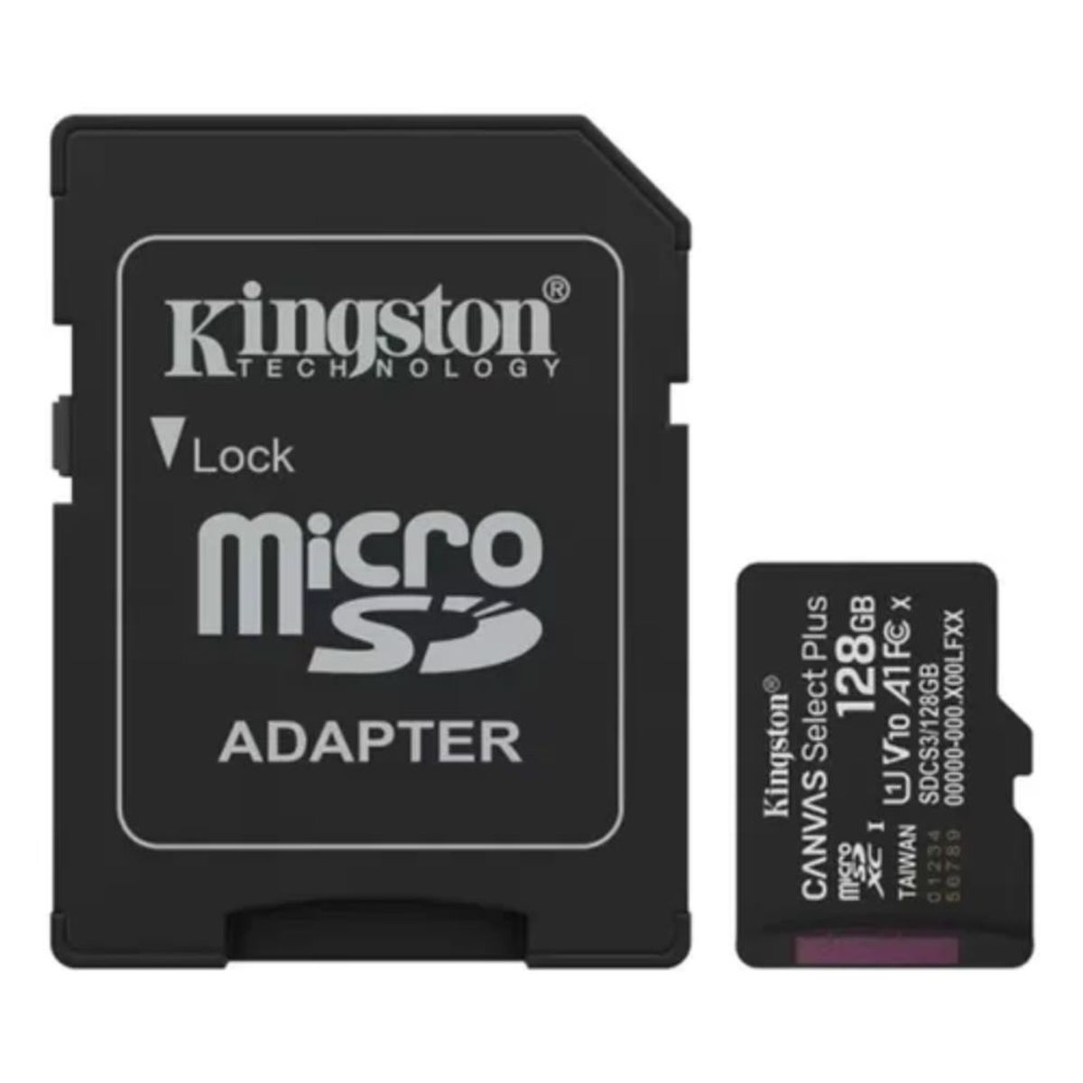 KINGSTON - Tarjeta De Memoria Kingston Microsd 128gb 150mbs V10 A1