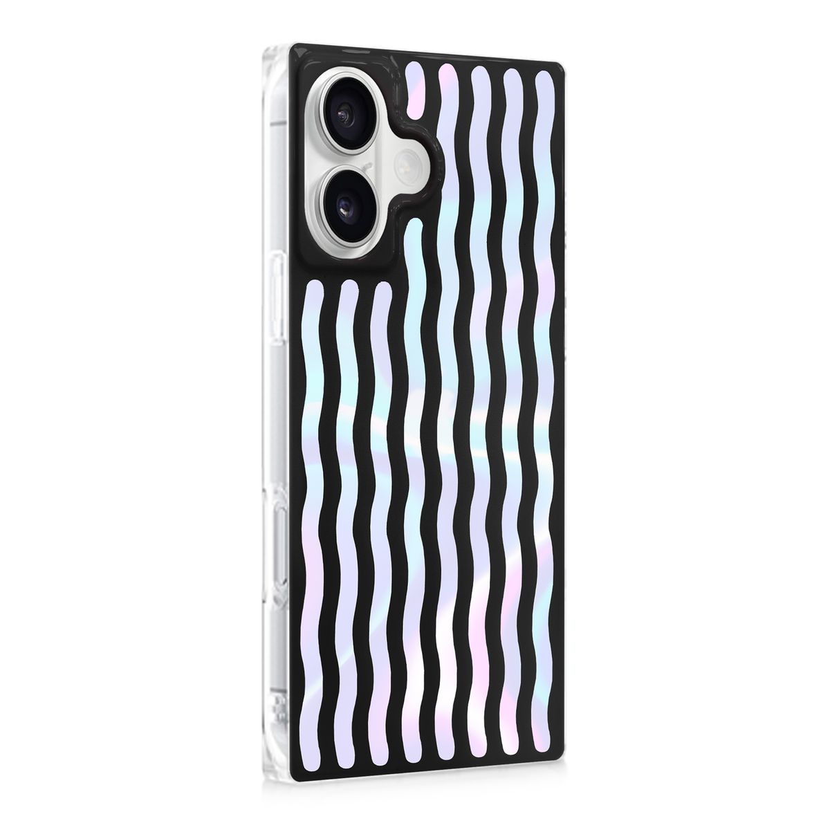 KBOD - Carcasa Antigolpes Kbod Blox Line A87 Para iPhone 16 Pro Max Negro