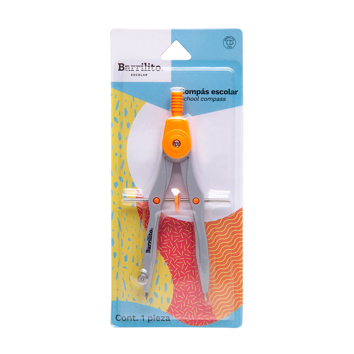 GENERICO - Compás Escolar – Brazo Corto de Precisión