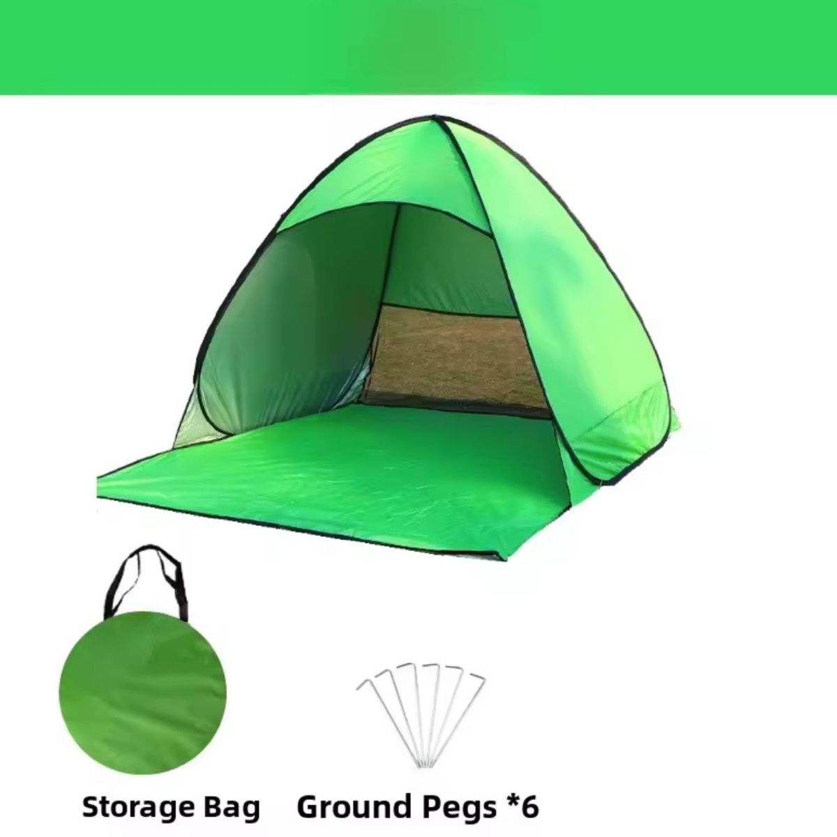 GENERICO - Carpa de playa Automática Con Protección UV 2 Personas