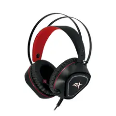 REPTILEX - Audífonos Gamer 7.1 Conexión 3,5mm Y Usb Led Rojo - Ps
