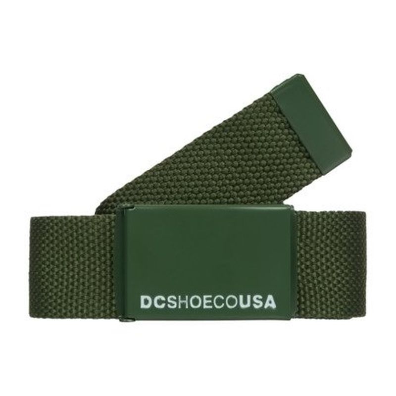 DC SHOES - Cinturon Hombre Web Verde DC