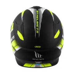 MT - Casco Para Moto Targo IVY Amarillo Fluor Mate