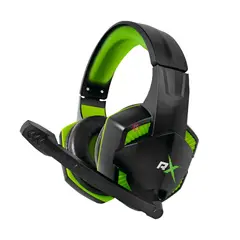 REPTILEX - Audífonos Para Consolas Gamer Conexión 35mm Led Verde - Ps