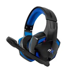 REPTILEX - Audífonos Para Consolas Gamer Conexión 35mm Azul - PS