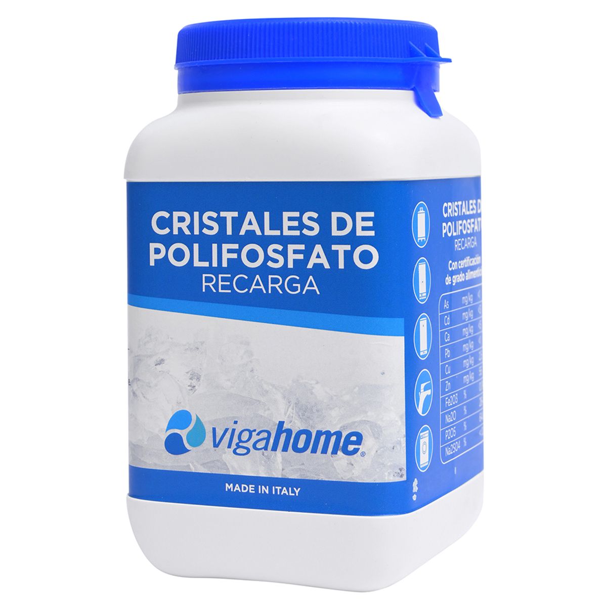 VIGAHOME - Cristales de polifosfato recarga