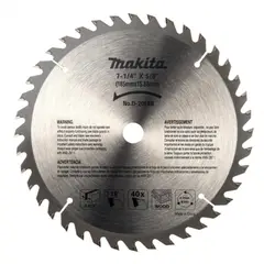 MAKITA - Disco sierra madera 7 1/4" 40 dientes D-20688