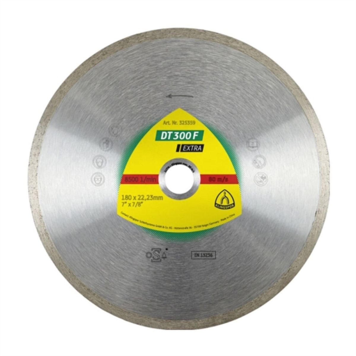 KLINGSPOR - Disco diamantado continuo 7"