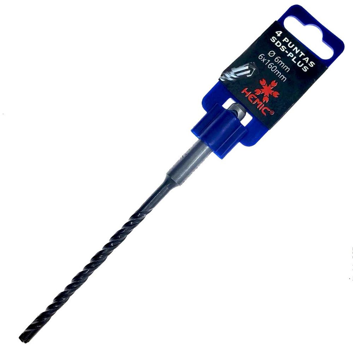 HEMIC - Broca para martillo SDS+ 4-Cutter 6x160mm