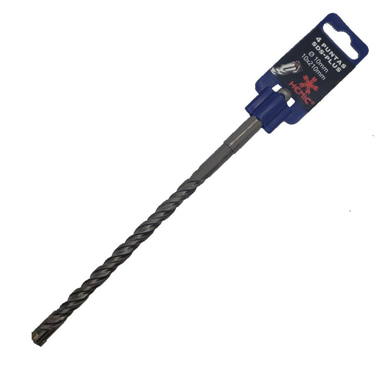 HEMIC - Broca para martillo SDS+ 4-Cutter 10x210mm