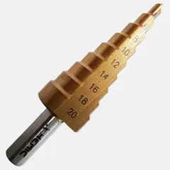 HEMIC - Broca escalonada HSS 4-20mm 9 pasos