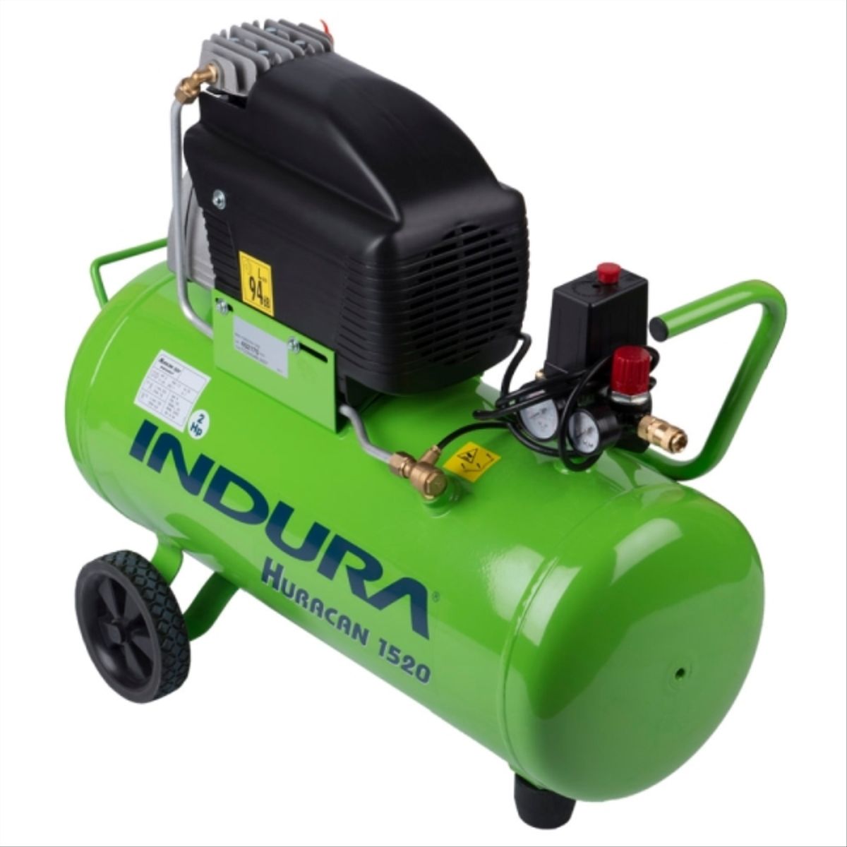INDURA - Compresor 50 litros Huracán 1520 2HP