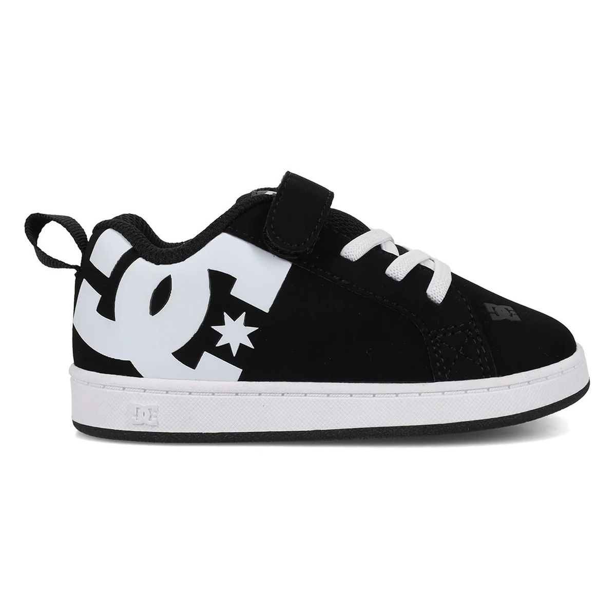 DC SHOES - Zapatilla Toddler Court Graffik Elastic Negro DC