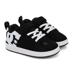 DC SHOES - Zapatilla Toddler CourtGraffik-Elastic Negro.