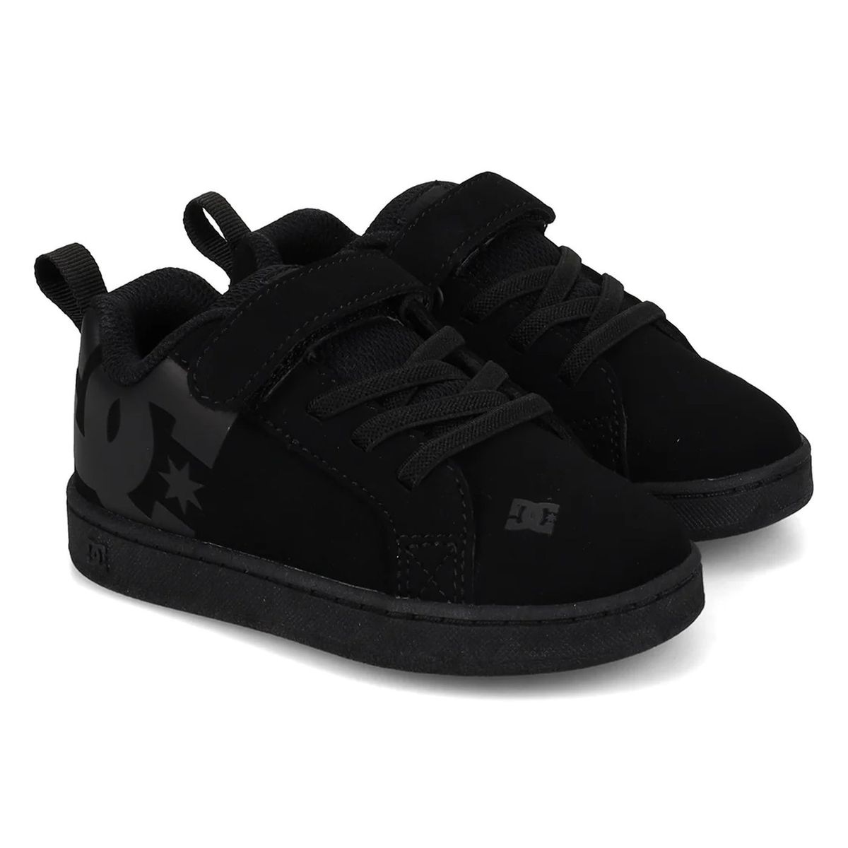 DC SHOES - Zapatilla Toddler Court Graffik Elastic Negro DC