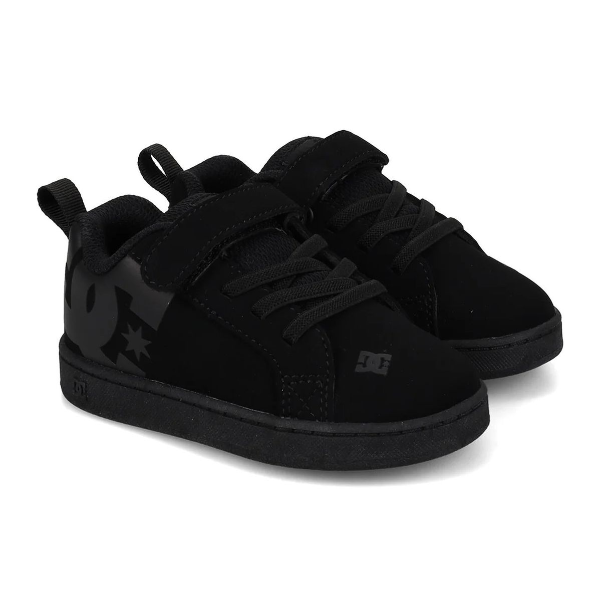 DC SHOES - Zapatilla Toddler Court Graffik Elastic Negro DC