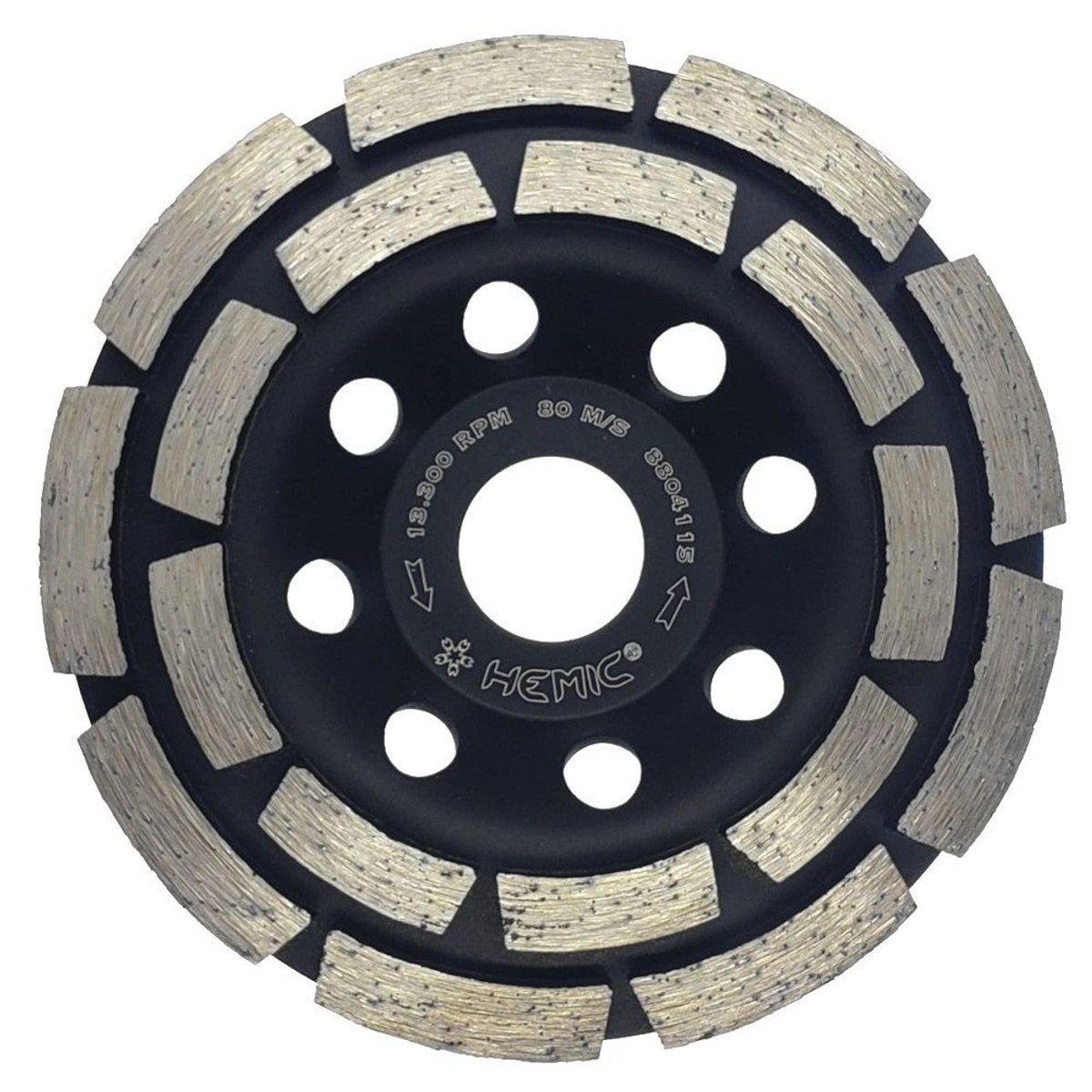 HEMIC - Copa diamantada 4 1/2" doble hilera