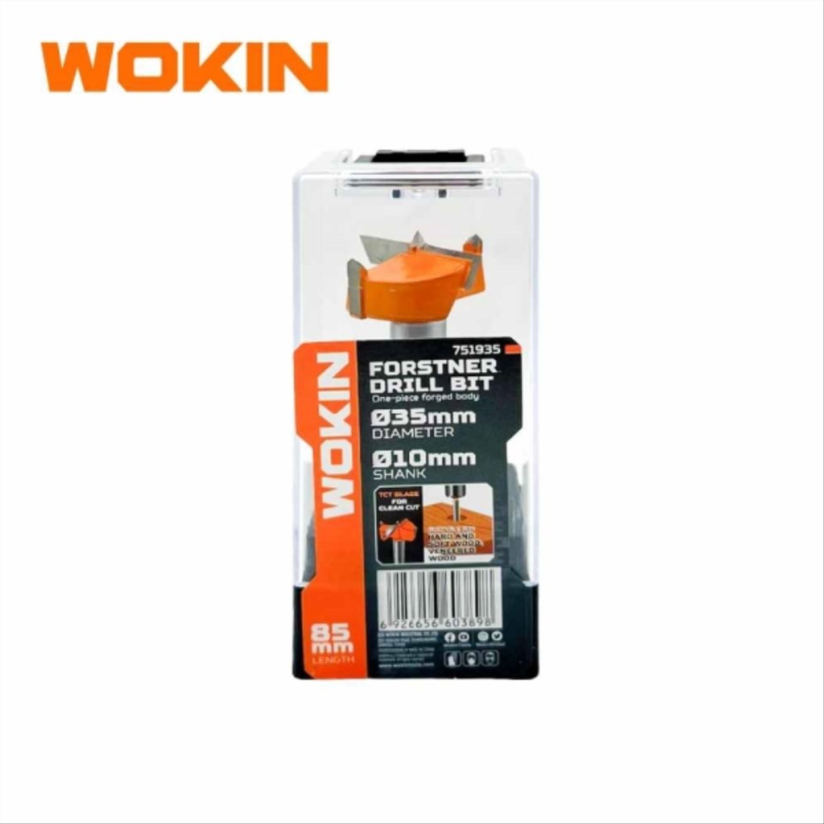 WOKIN - Broca Forstner para Madera 35mm