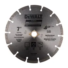 DEWALT - Disco diamantado segmentado concreto 7"