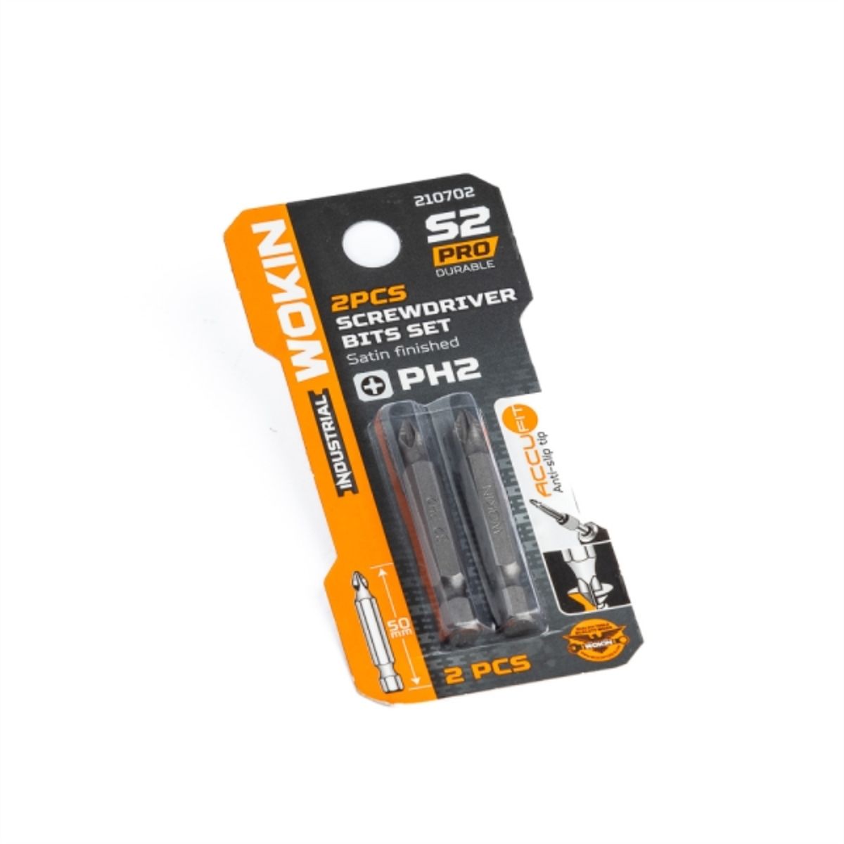 WOKIN - Set de Puntas Phillips PH2 50mm 2 UN